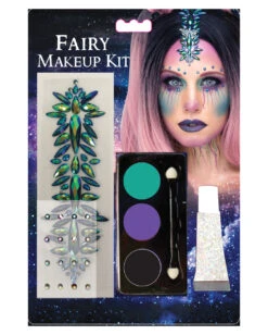 Dunkle Fee Glitzer Make-Up Set