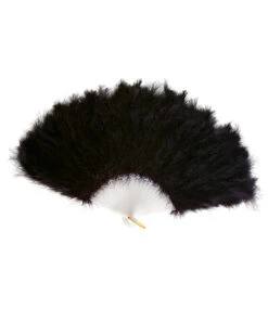 Federfächer Schwarz
