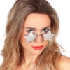 Stern Festival Spiegelbrille -FaschingFreude Verkäufe festival stern spiegelbrille glasses festival star mirror sonnenbrille fasching kostuemzubehoer karneval 54343
