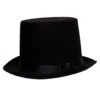 Schwarzer Filz Zylinder -FaschingFreude Verkäufe filz zylinder schwarz steampunk kostuem zubehoer filzhut felt top hat black 35615