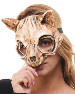 Vampir Schädel Halbmaske -FaschingFreude Verkäufe fledermaus totenschaedel halbmaske fledermaus maske halloween maske halloween verkleidung kostuem accessoire 53438 1
