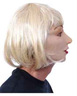 Realistische Frauenmaske Mit Kurzhaar 9 Realistische Frauenmaske Mit Kurzhaar -FaschingFreude Verkäufe frauenmaske aus latex mit blonder peruecke cross dresser maske travestie maske lady boy maske 24299 04