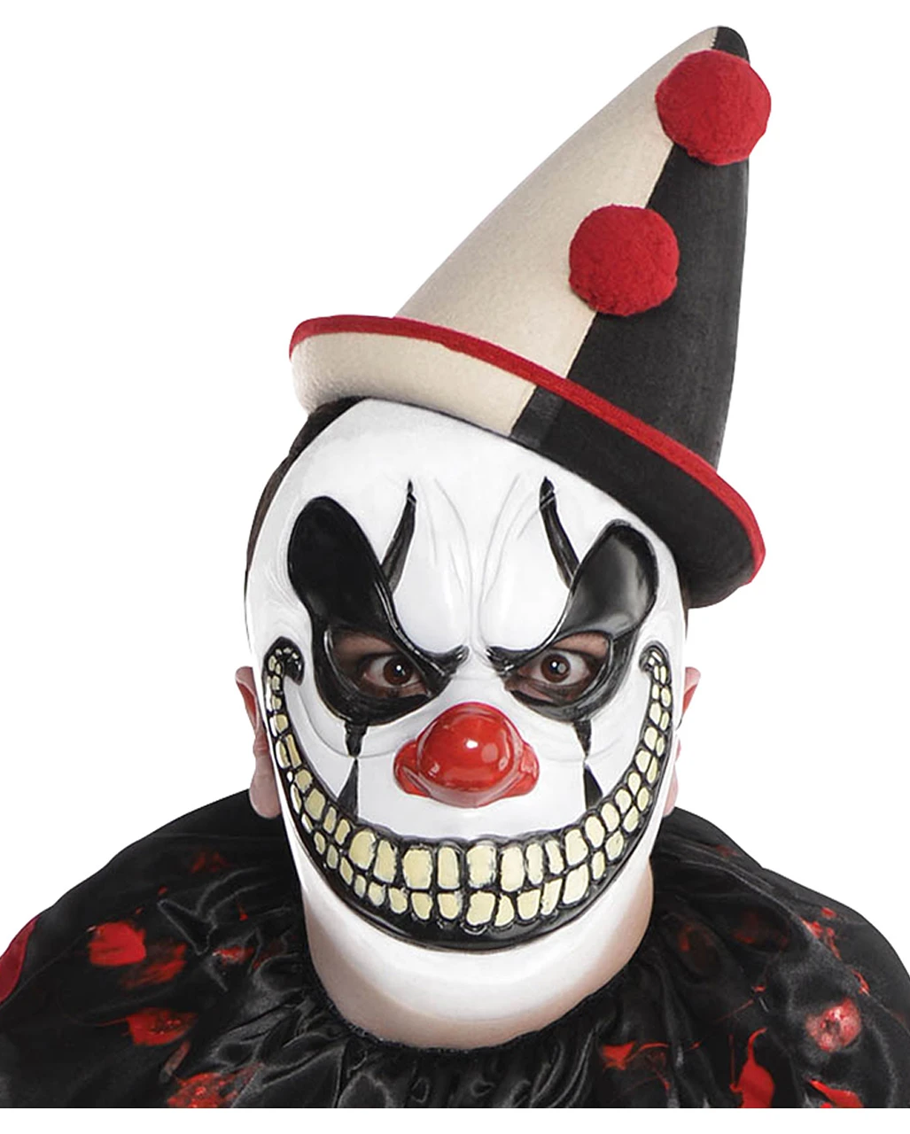 Horrorzirkus Clownmaske 4 Horrorzirkus Clownmaske – Bild 2