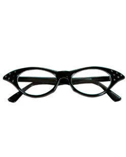 50s Rockabilly Brille Mit Strasssteinen -FaschingFreude Verkäufe fuenfziger jahre cateye brille 50s brille rockabilly brille kostuembrille 29387 04
