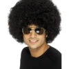 Schwarze Funky Afro Perücke -FaschingFreude Verkäufe funky afro peruecke schwarz schwarze lockenperuecke black afro wig 24059
