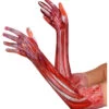 Blutige Halloween Handschuhe -FaschingFreude Verkäufe gehaeutet halloween handschuhe bloddy gloves skinned gloves halloween kostuemzubehoer 38792 01