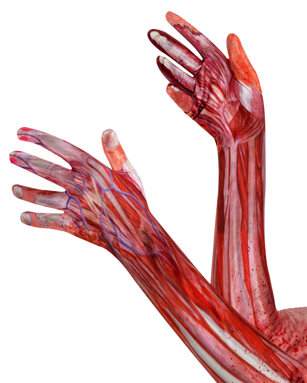 Blutige Halloween Handschuhe 4 Blutige Halloween Handschuhe – Bild 2