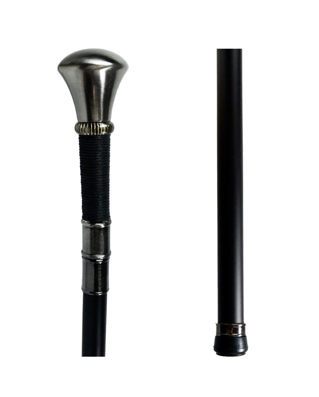 Gothic Gehstock Mit Silberknauf 4 Gothic Gehstock Mit Silberknauf – Bild 2