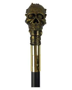 Steampunk Skull Gehstock