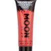 Fluoreszierendes Make-up Neon Rot -FaschingFreude Verkäufe glow in the dark make up neon rot fluoreszierende gesicht und koerperfarbe moon glow face and body paint red 36839