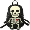 Skelett Rucksack Glow In The Dark -FaschingFreude Verkäufe glow in the dark skelett rucksack skeleton backpack halloween kostuem zubehoer 54520