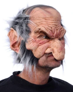 Zwergen Maske Mit Haaren -FaschingFreude Verkäufe gobblin maske mit haaren kobold maske zwergen maske troll maske 24298 03