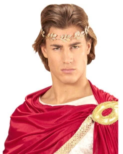 Goldener Lorbeerkranz Mit Gummizug -FaschingFreude Verkäufe goldener lorbeer kranz julius caesar kostuemzubehoer roemische goettin golden laurel headwreath 36591 04