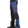 Blau-schwarze Punk Hose Mit Streifen -FaschingFreude Verkäufe gothic hose fuer meanner blau schwarz gestreifte gothic jeans 27897