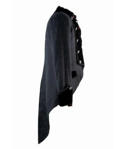 Brokat Herren Gehrock Schwarz -FaschingFreude Verkäufe gothic herren gehrock schwarz gothic brokat mantel gothic fashion 660703 06