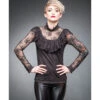 Gothic Langarmshirt Mir Rüschen & Spitze 1 Gothic Langarmshirt Mir Rüschen & Spitze -FaschingFreude Verkäufe gothic shirt mit spitze gothic fashion von queen of darkness 660648