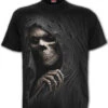 Schwarzes Grim Reaper - T-Shirt 1 Schwarzes Grim Reaper - T-Shirt -FaschingFreude Verkäufe grim ripper t shirt black schwarzes grim reaper shirt halloween gothic shirt gevatter tod 53923