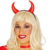 Roter Teufels Haarreif -FaschingFreude Verkäufe haarreif mit roten teufels hoernern red devils horns halloween verkleidungs accessoire kostuem zubehoer costume accessoire 39114