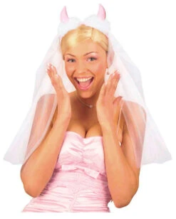 Brautschleier Mit Pinken Hörner