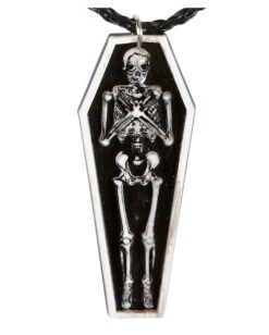 Halsband Mit Skelett Im Sarg