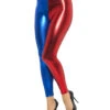 Harlekin Kostümleggings Rot/blau 1 Harlekin Kostümleggings Rot/blau -FaschingFreude Verkäufe harley cosplay leggings harlekin leggings blau rot cosplay kostueme und zubehoer 27785