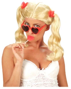 Rote Herz Sonnenbrille -FaschingFreude Verkäufe herz sonnenbrille lolita sonnenbrille faschingsbrille kostuembrille bild3 17991