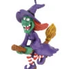 Fliegende Hexe Christbaumkugel 10cm -FaschingFreude Verkäufe hexe auf besen weihnachtskugel halloween und horror weihnachtsdeko flying witch hanging ornament 54757