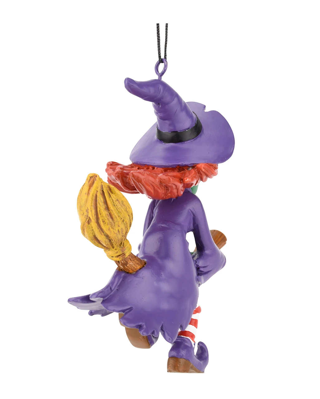 Fliegende Hexe Christbaumkugel 10cm 6 Fliegende Hexe Christbaumkugel 10cm – Bild 4