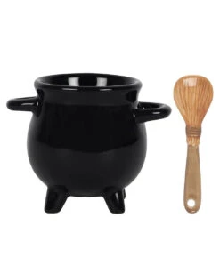 Hexenkessel Als Eierbecher Mit Löffel -FaschingFreude Verkäufe hexenkessel mit loeffel als eierbecher witches cauldron egg cup with spoon halloween tischdeko 50656 03