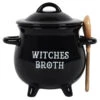 Hexenkessel Mit Löffel Als Suppenschale