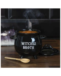 Hexenkessel Mit Löffel Als Suppenschale -FaschingFreude Verkäufe hexenkessel mit loeffel als suppenschuessel witches cauldron soup bowl with spoon halloween tischdeko 50657 04