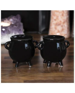 Hexenkessel Salz & Pfeffer Streuer -FaschingFreude Verkäufe hexenkessel salz und pfeffer streuer witches cauldron salt and pepper cruet set 50655 03