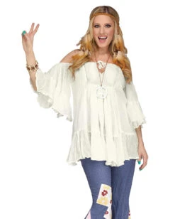 60er Jahre Kostümbluse Aus Baumwolle