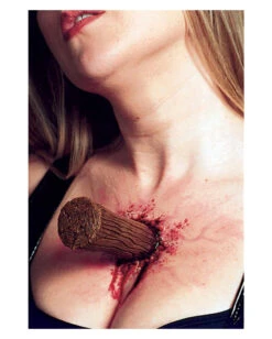 Holzpflock Latexwunde