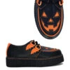Schwarze Jack O'lantern Trick Or Treat Schuhe -FaschingFreude Verkäufe jackolantern trick or treat black schuhe halloween schuhe gothic schuhe halloween accessoire gothic accessoire gothic styled 52809