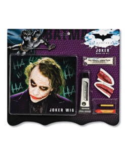 7-tlg. Joker Make-up Set Mit Perücke