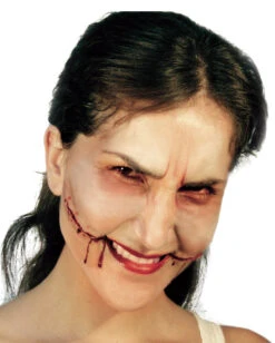 Joker Grinsen Latexwunde