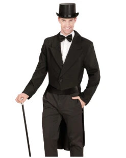 Schwarzer Frack - Gefüttert