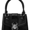 Schwarze Witwe Handtasche KILLSTAR -FaschingFreude Verkäufe killstar black widow handtasche killstar black widow handbag gothic handtasche gothic accessoires 51891 02