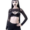 Eric Lace Bolero KILLSTAR -FaschingFreude Verkäufe killstar eric lace bolero gothic bekleidung gothic mode gothic accessoires 50543 01