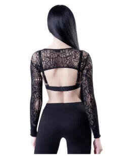 Eric Lace Bolero KILLSTAR -FaschingFreude Verkäufe killstar eric lace bolero gothic bekleidung gothic mode gothic accessoires 50543 02