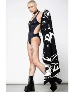 Gothic Herz Strandtuch KILLSTAR -FaschingFreude Verkäufe killstar gothic herz strandtuch killstar beach goth heart towel gothic badetuch 52594 3