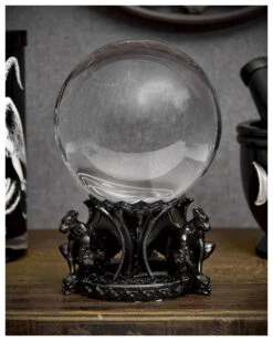 Klare Kristallkugel 8 Cm KILLSTAR -FaschingFreude Verkäufe killstar klare kristallkugel killstar crystal ball gothic deko 50463 04