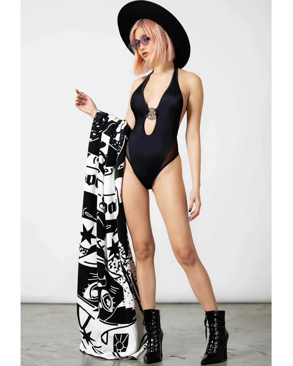 Meow Hocus Pocus Strandtuch KILLSTAR 6 Meow Hocus Pocus Strandtuch KILLSTAR – Bild 4