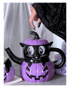 Meowloween Teekanne KILLSTAR -FaschingFreude Verkäufe killstar meowloween teekanne killstar meowloween teapot halloween homeware 52080 02