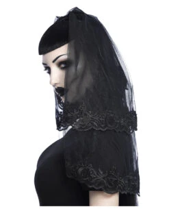 Mystic Mourning Schleier KILLSTAR -FaschingFreude Verkäufe killstar mystic mourning schleier killstar mystic mourning veil gothic accessoire 50388 02