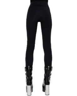Neo Noir Leggings KILLSTAR -FaschingFreude Verkäufe killstar neo noir leggings gothic fashion gohtic hosen gotik mode 52252 2