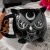 Owl Tasse KILLSTAR -FaschingFreude Verkäufe killstar owl tasse killstar owl mug gothic keramik tasse eulen design gothic geschirr 53325