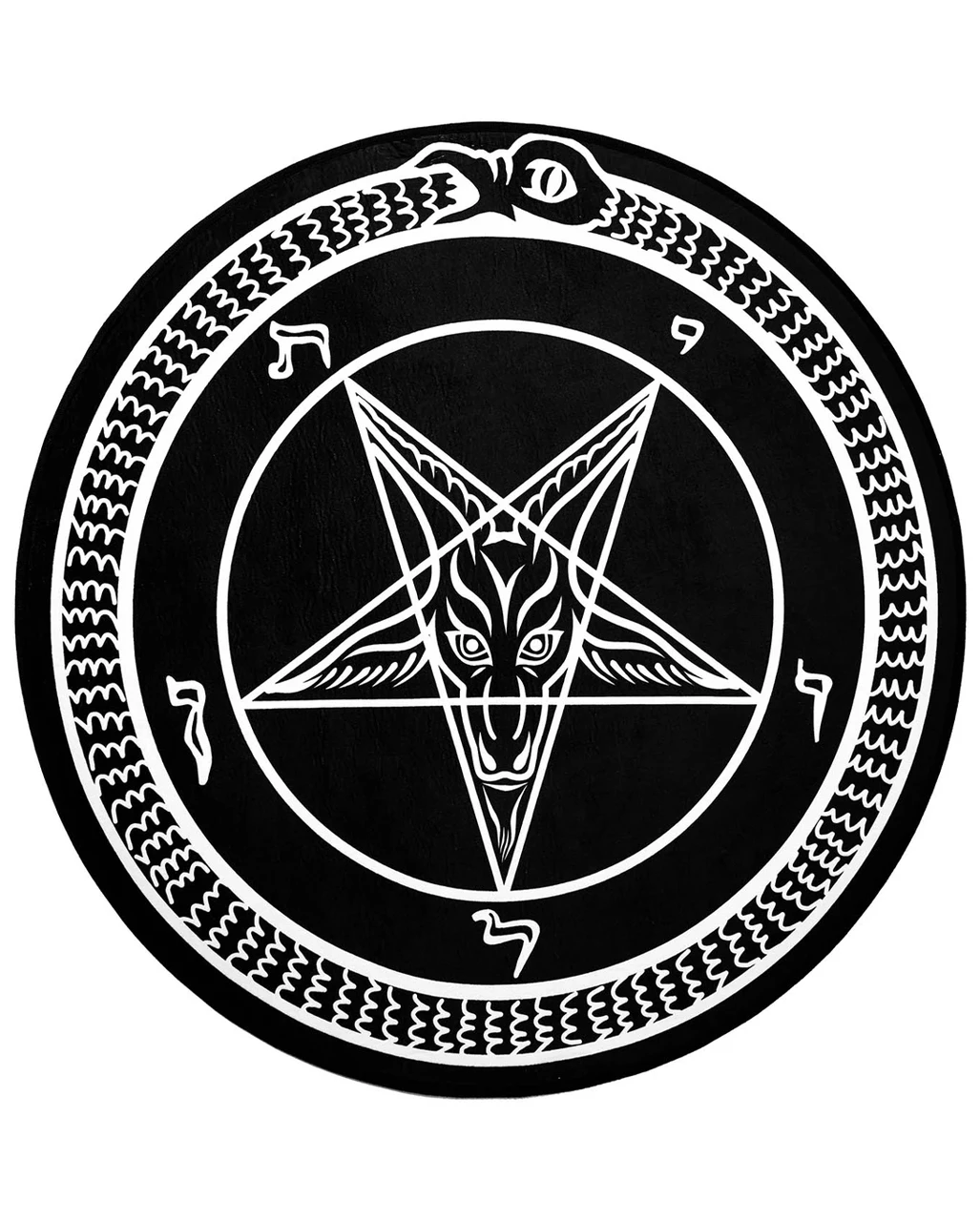 Runder Black Mass Teppich KILLSTAR 3 Runder Black Mass Teppich KILLSTAR