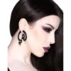 Schwarze Schlangen Ohrringe KILLSTAR -FaschingFreude Verkäufe killstar serpent ohrringe schwarze schlangen ohrringe gothic ohrringe kostuemschmuck 50939 01